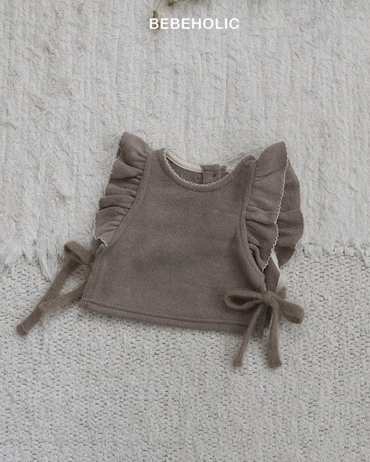 [bebeholic]フリルニットソーベスト