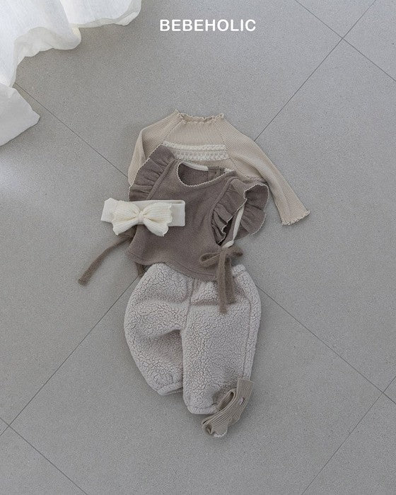 [bebeholic]フリルニットソーベスト