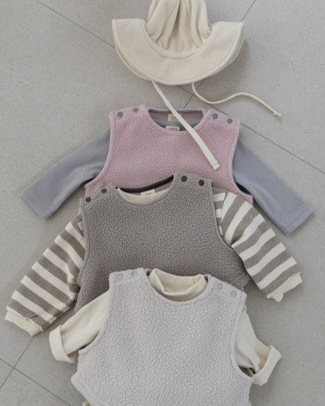 [bebeholic]ポップコーンボアベスト