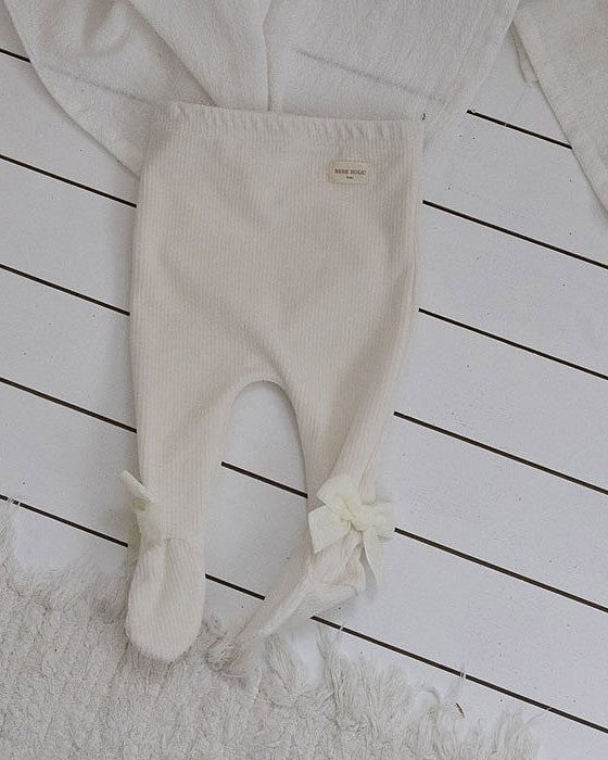 [bebeholic]ベルベットリボンレギンス