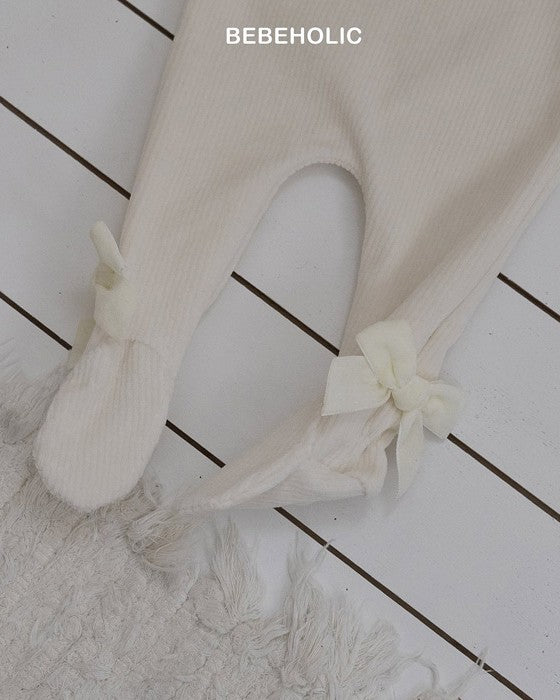 [bebeholic]ベルベットリボンレギンス