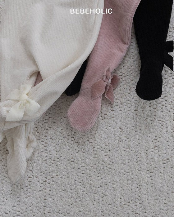 [bebeholic]ベルベットリボンレギンス
