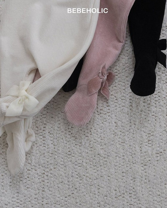 [bebeholic]ベルベットリボンレギンス