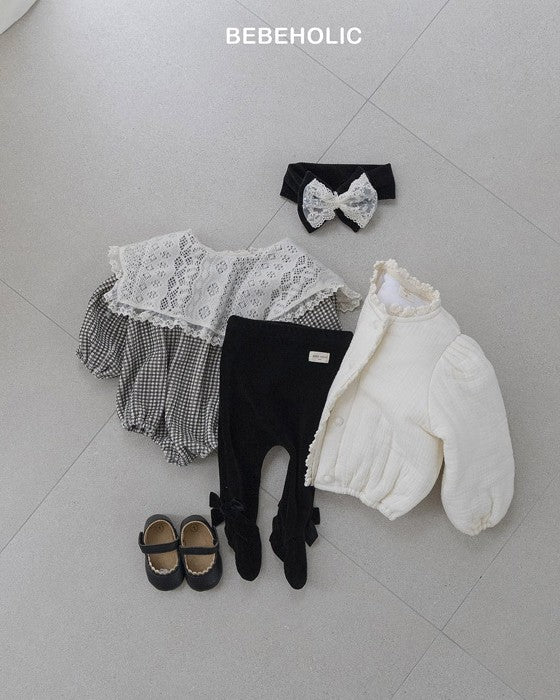 [bebeholic]ベルベットリボンレギンス