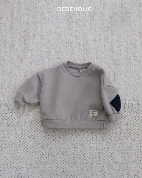 [bebeholic]肘パッチ裏起毛mtm