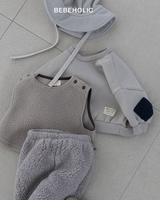 [bebeholic]肘パッチ裏起毛mtm