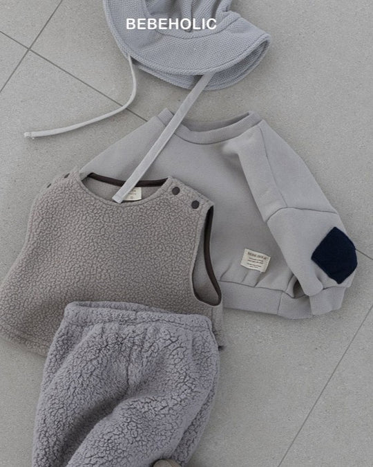 [bebeholic]肘パッチ裏起毛mtm