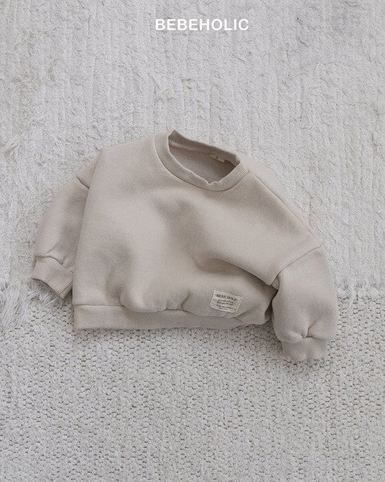 [bebeholic]肘パッチ裏起毛mtm