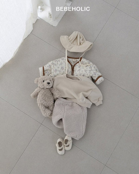 [bebeholic]肘パッチ裏起毛mtm