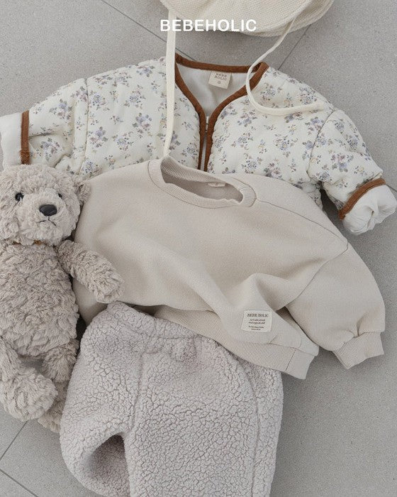 [bebeholic]肘パッチ裏起毛mtm