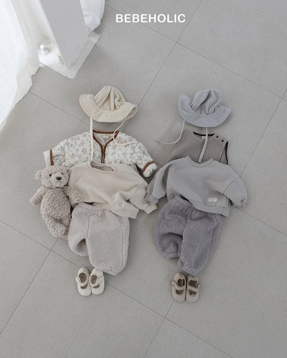 [bebeholic]肘パッチ裏起毛mtm