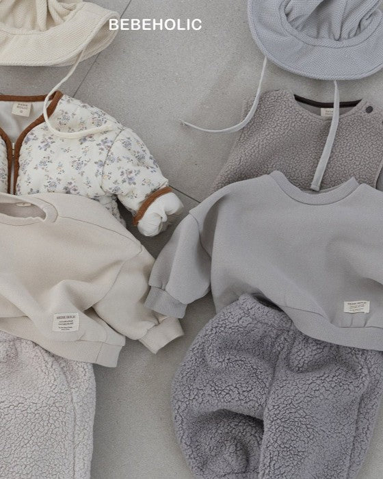 [bebeholic]肘パッチ裏起毛mtm