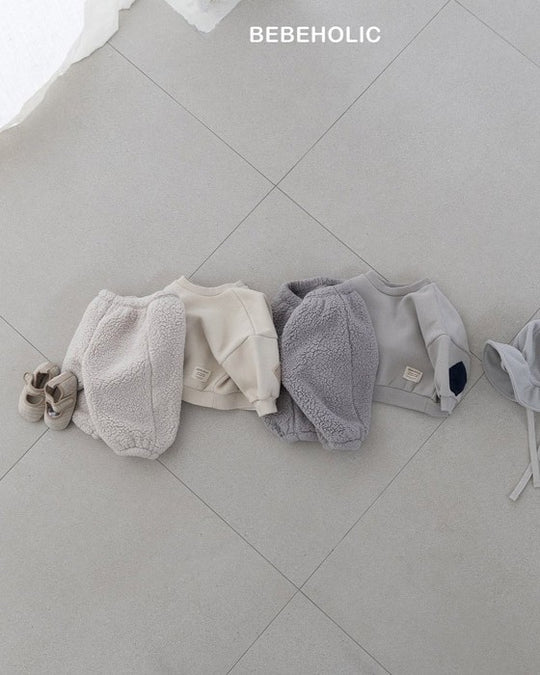 [bebeholic]肘パッチ裏起毛mtm