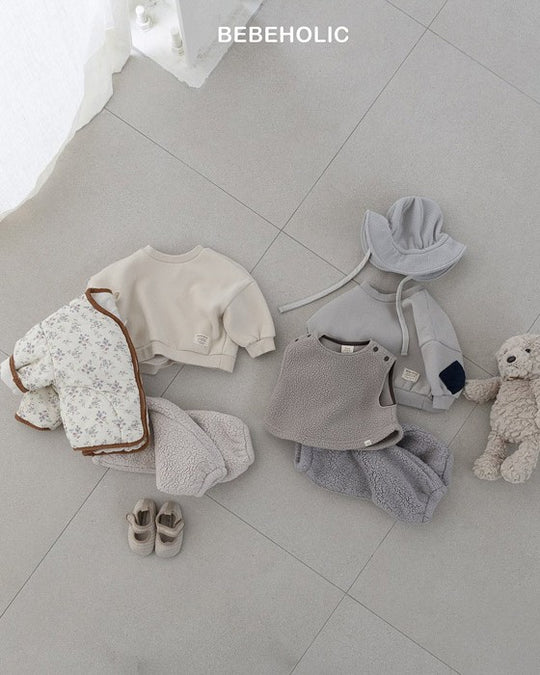 [bebeholic]肘パッチ裏起毛mtm