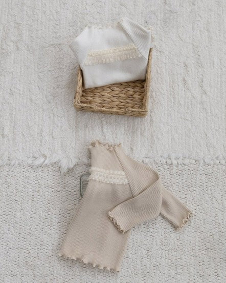 [bebeholic]ポイントレースメロウトップス