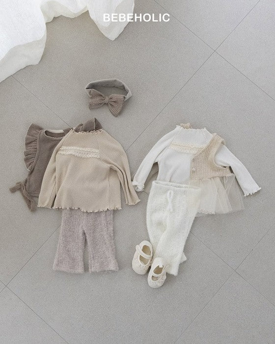 [bebeholic]ポイントレースメロウトップス