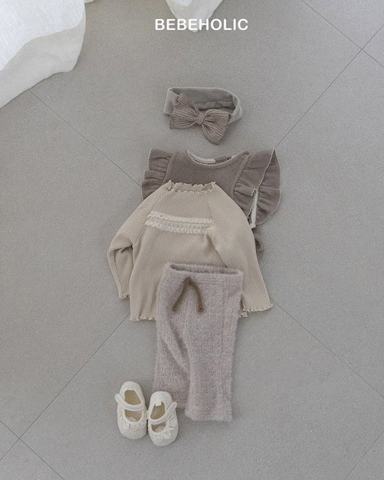 [bebeholic]ポイントレースメロウトップス