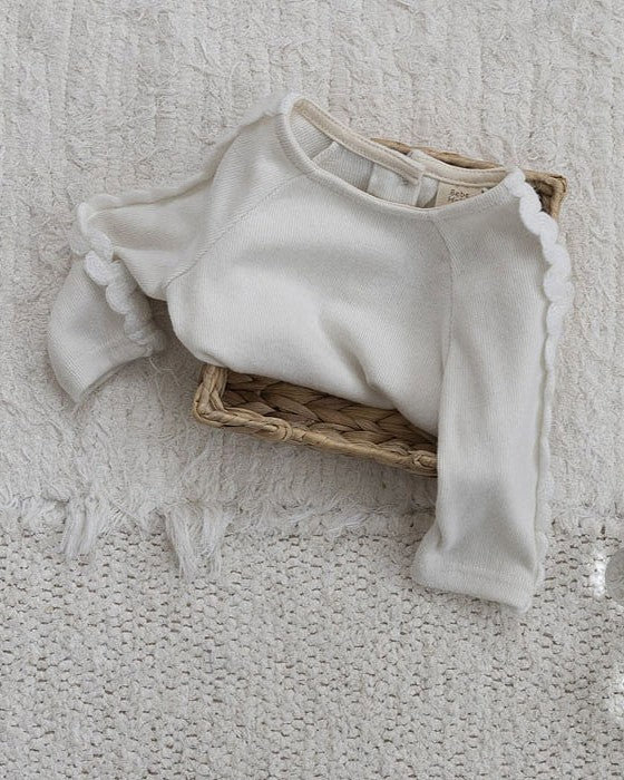 [bebeholic]ウェーブラインニットソー