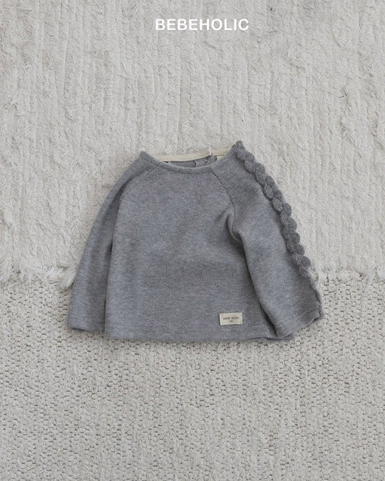 [bebeholic]ウェーブラインニットソー