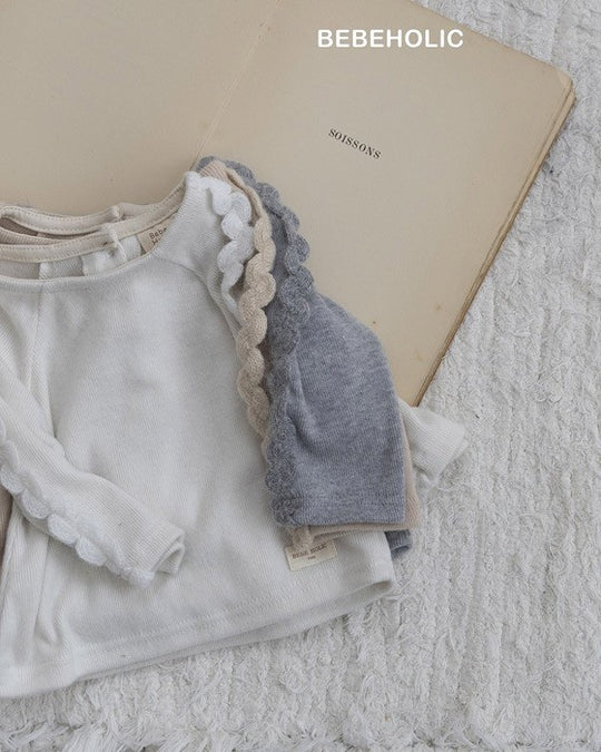 [bebeholic]ウェーブラインニットソー