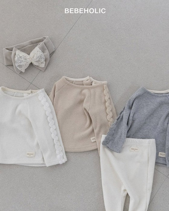 [bebeholic]ウェーブラインニットソー