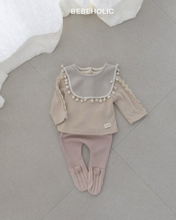 [bebeholic]フリースポンポンスタイ