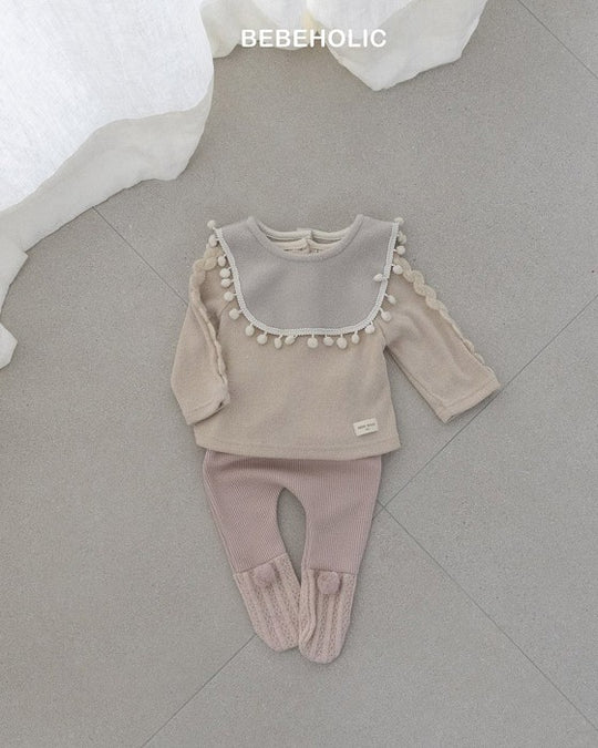 [bebeholic]フリースポンポンスタイ