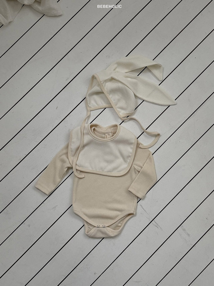 [bebeholic]Sugar golji set (bonnet+suit+cape)