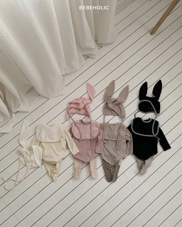 [bebeholic]Sugar golji set (bonnet+suit+cape)