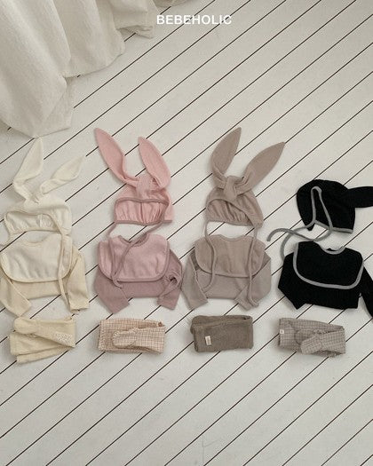 [bebeholic]Sugar golji set (bonnet+suit+cape)