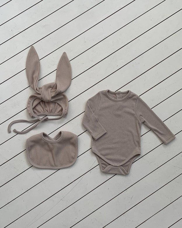 [bebeholic]Sugar golji set (bonnet+suit+cape)