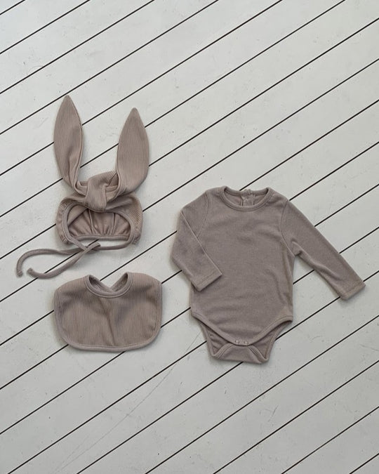 [bebeholic]Sugar golji set (bonnet+suit+cape)