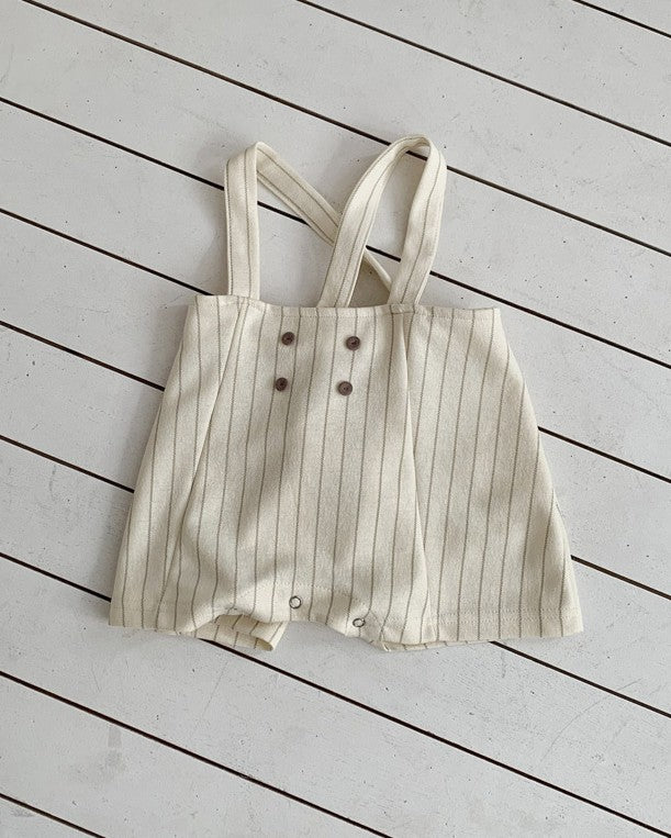 [bebeholic]Stitched suspender pants