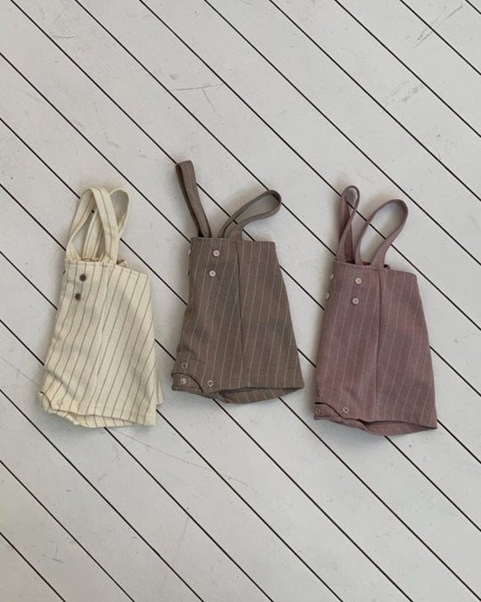 [bebeholic]Stitched suspender pants