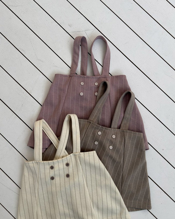 [bebeholic]Stitched suspender pants