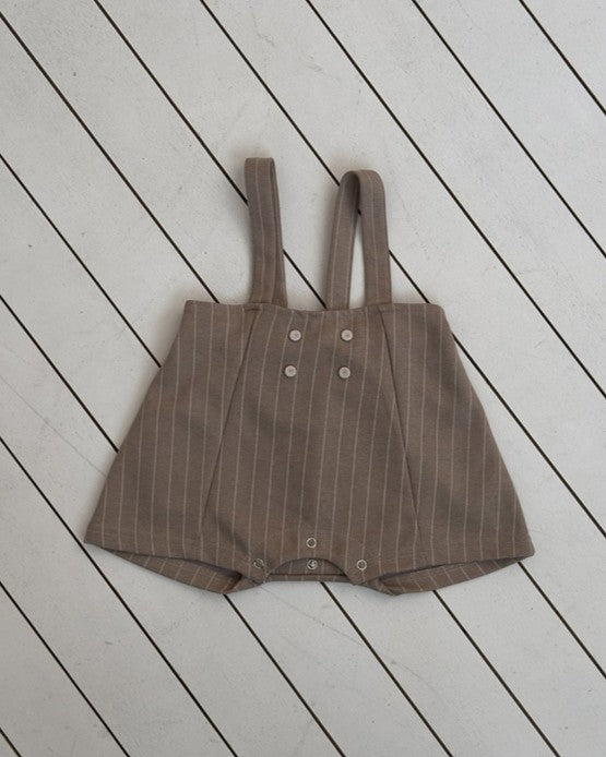 [bebeholic]Stitched suspender pants