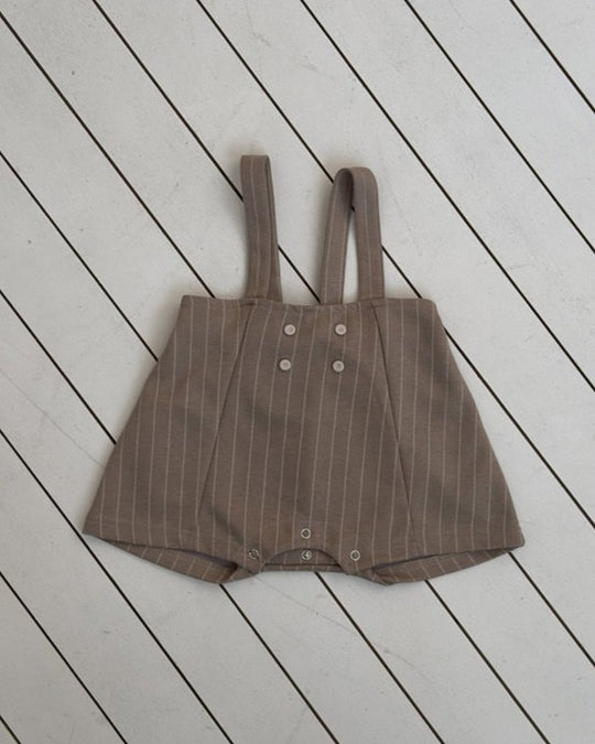 [bebeholic]Stitched suspender pants