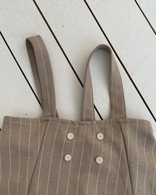 [bebeholic]Stitched suspender pants