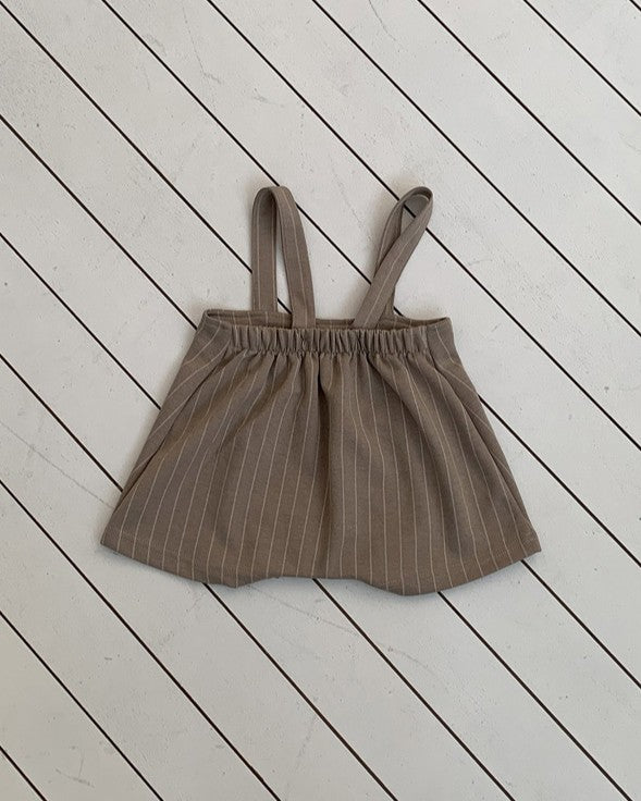 [bebeholic]Stitched suspender pants