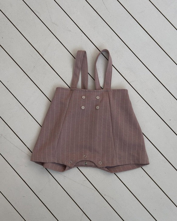 [bebeholic]Stitched suspender pants