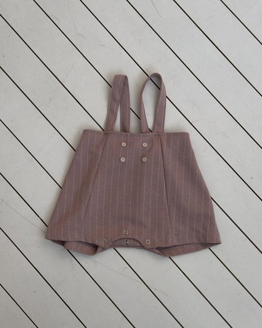 [bebeholic]Stitched suspender pants