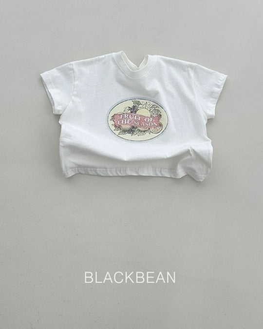 [BLACKBEAN]fruit T-shirt