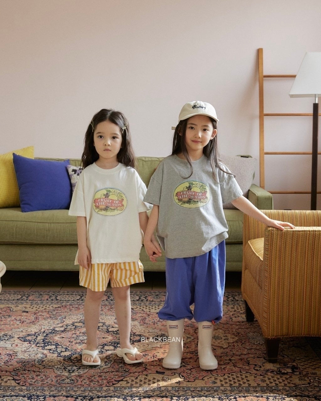 [BLACKBEAN]fruit T-shirt