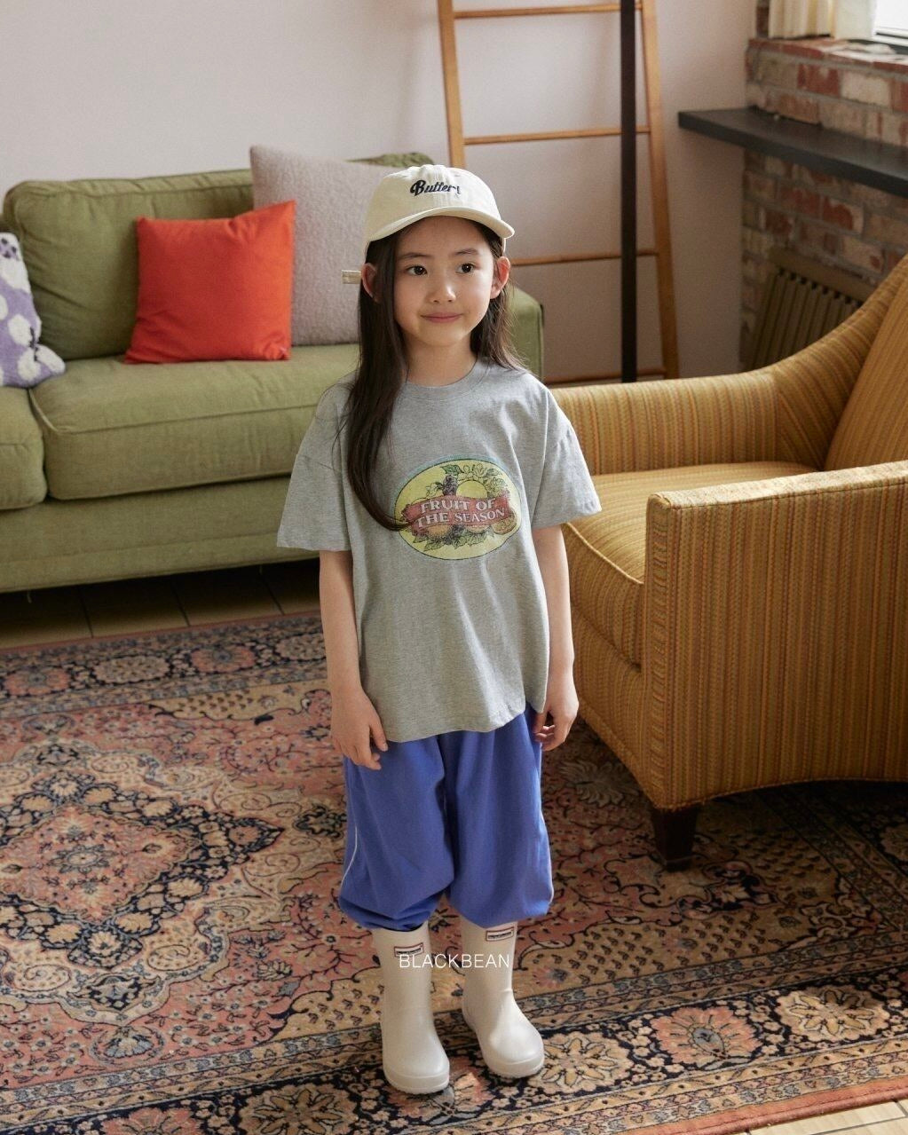 [BLACKBEAN]fruit T-shirt