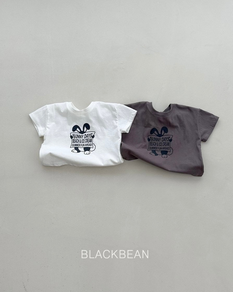 [BLACKBEAN]sunny T-shirt