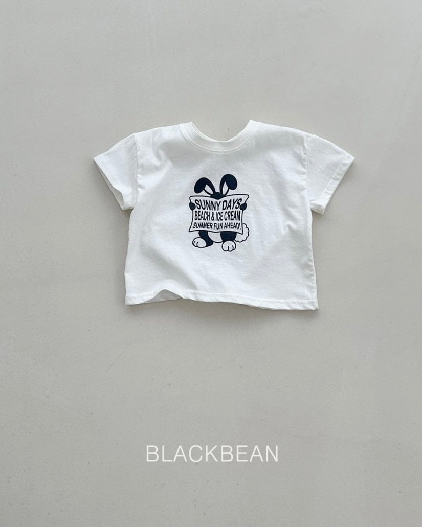 [BLACKBEAN]sunny T-shirt