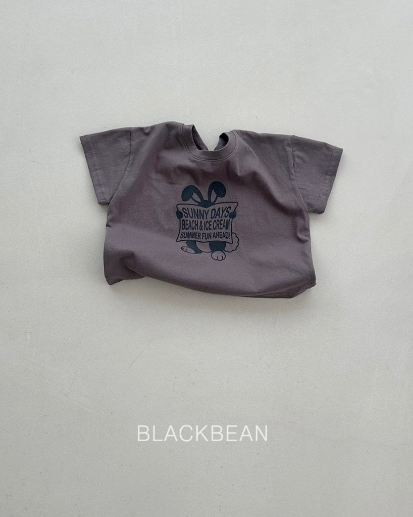 [BLACKBEAN]sunny T-shirt