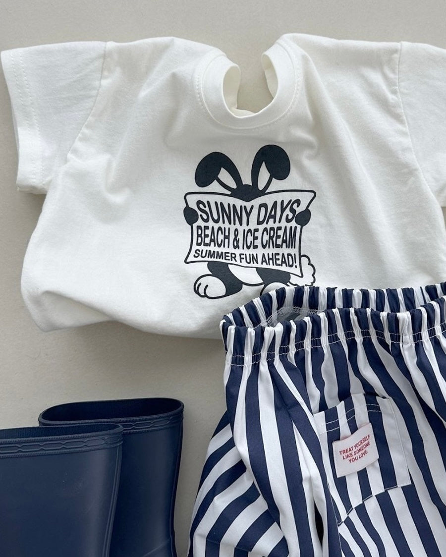 [BLACKBEAN]sunny T-shirt