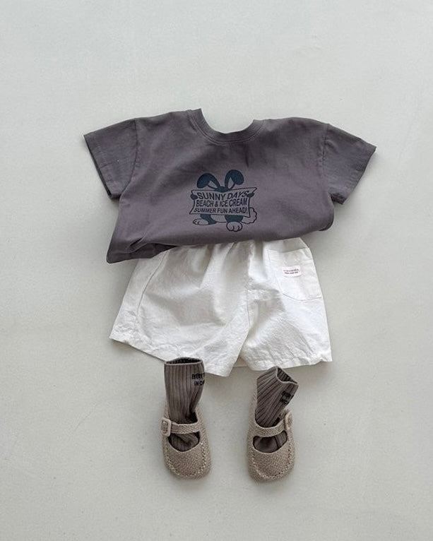 [BLACKBEAN]sunny T-shirt