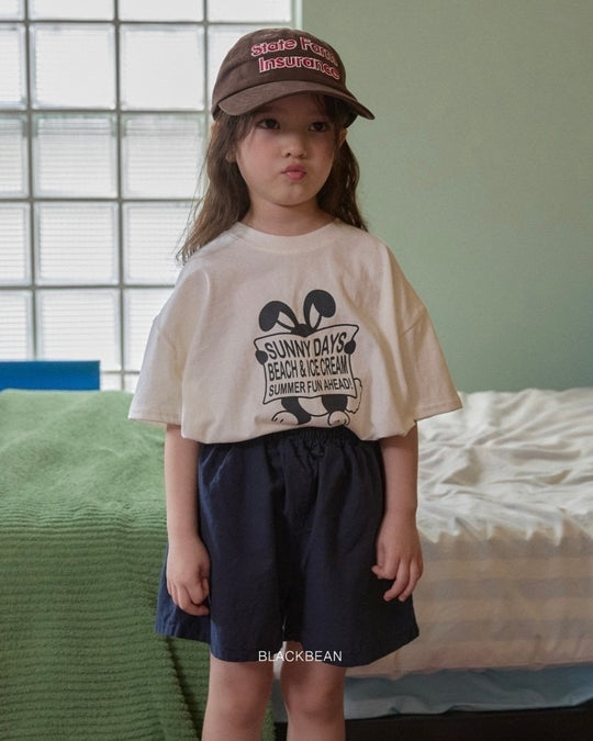 [BLACKBEAN]sunny T-shirt